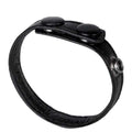 The Macho Collection 3-Snap Cock Ring - Black Luxe Ember Essentials