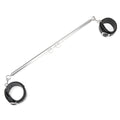 Expandable Spreader Bar Set 24 Inches - 36 Inches With Detachable Leatherette Cuffs Luxe Ember Essentials
