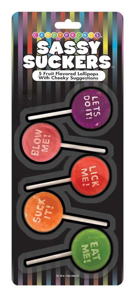 Sassy Sucker 5 Fruit Flavored Lollipops Luxe Ember Essentials