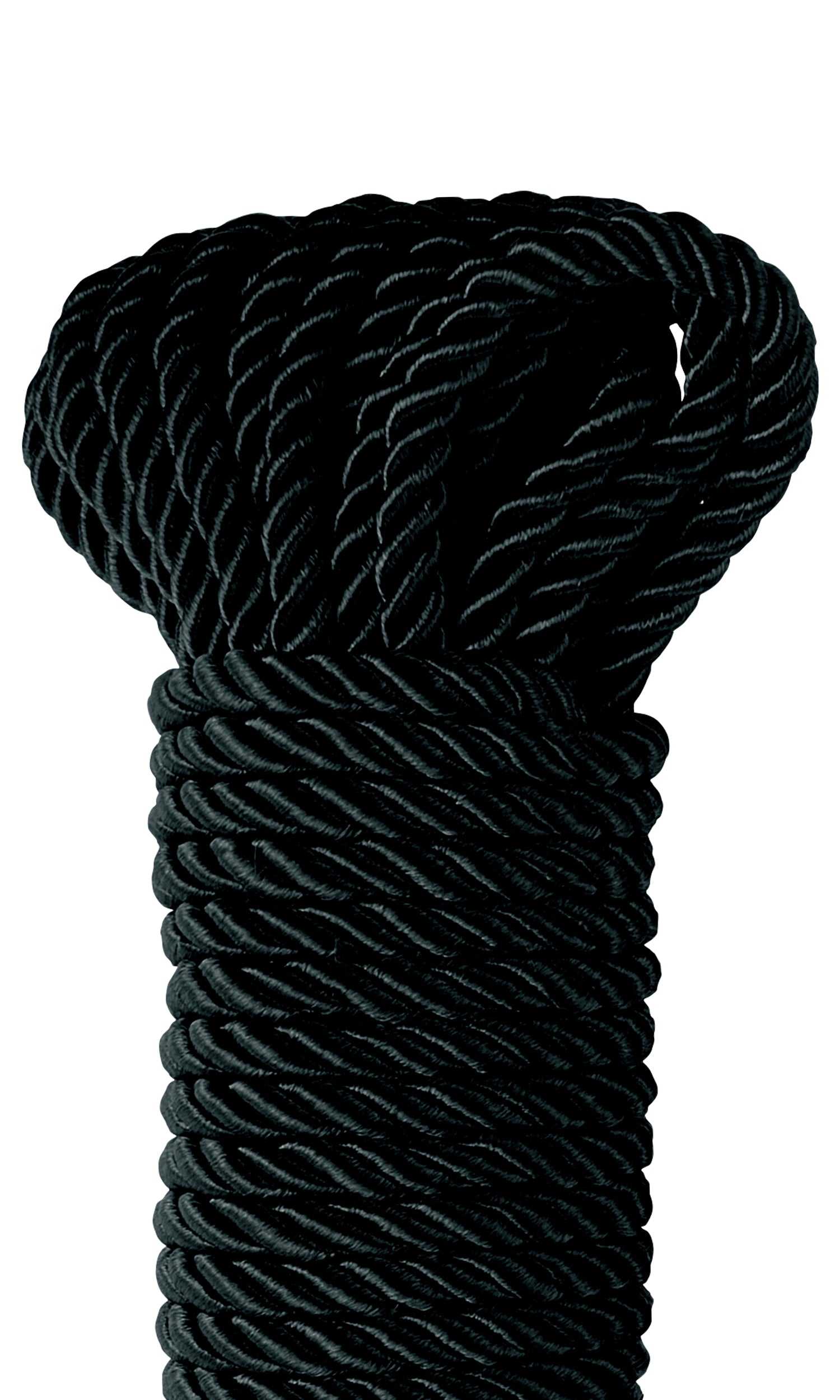 Fetish Fantasy Series Deluxe Silky Rope - Black Luxe Ember Essentials