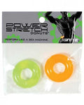 Power Stretch Donuts - 2 Pack - Orange and Green Luxe Ember Essentials