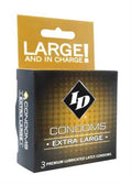 ID Extra Large Condoms - 3 Pack Luxe Ember Essentials