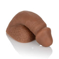 Packer Gear 4" Silicone Packing Penis -Brown Luxe Ember Essentials