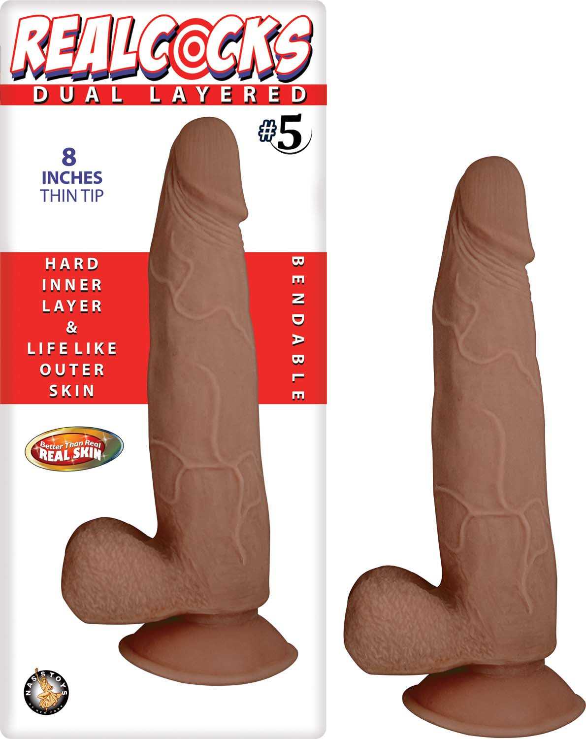 Realcocks Dual Layered #5 - Brown Luxe Ember Essentials
