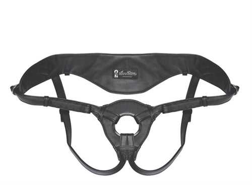 Patent Leather Strap-on Harness - Black Luxe Ember Essentials