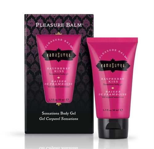 Pleasure Balm Sensations Body Gel - Raspberry Kiss - 1.7 Fl. Oz. Luxe Ember Essentials