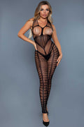The Total Babe Bodystocking - One Size - Black Luxe Ember Essentials