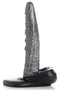 The Gargoyle Rock Hard Silicone Dildo - Silver Luxe Ember Essentials