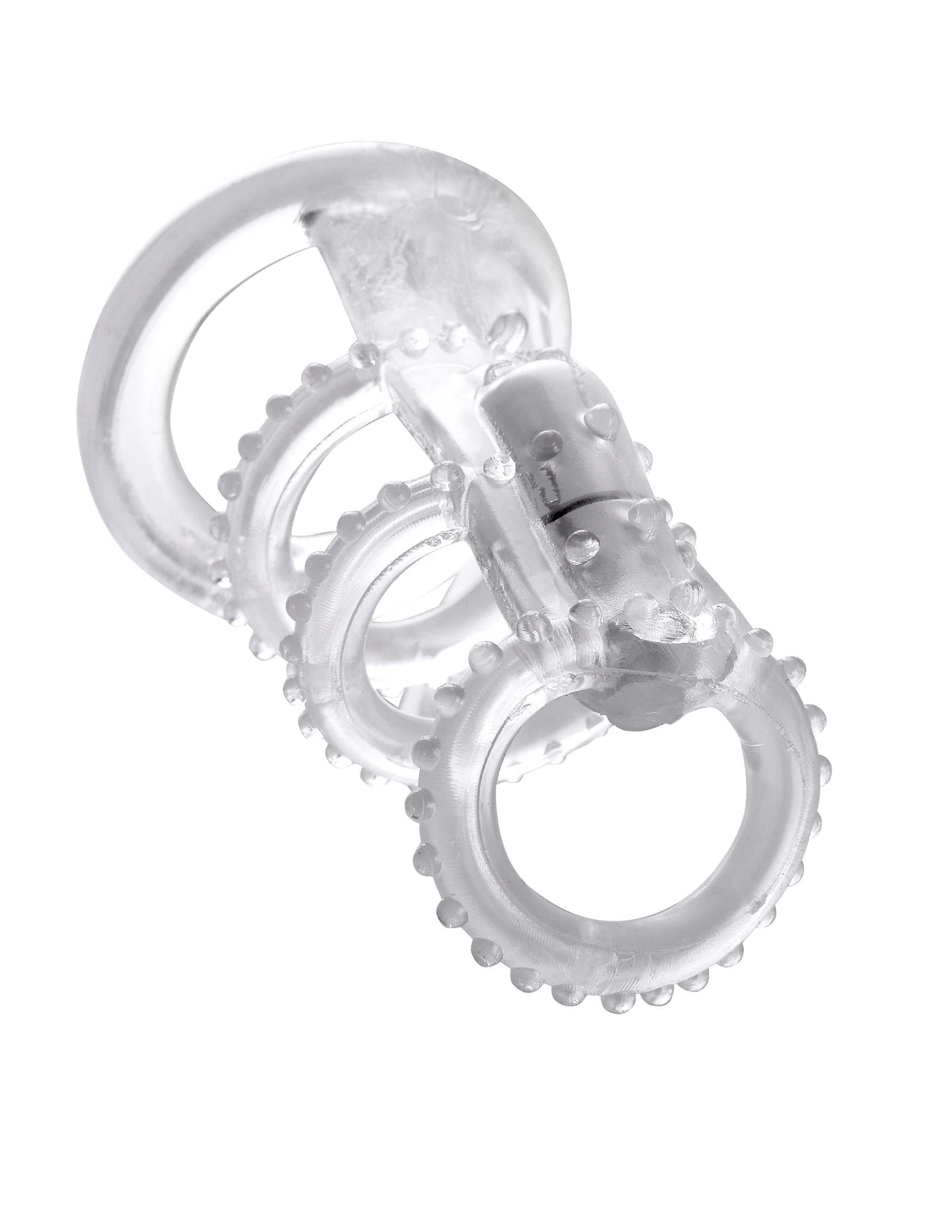 Fantasy X-Tensions Vibrating Cock Cage Luxe Ember Essentials
