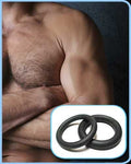 Neoprene Cock Rings Thin Large Luxe Ember Essentials