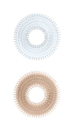 Mack Tuff Ribbed Cock Rings-Clear and Smoke Luxe Ember Essentials