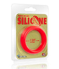 Wide Silicone Donut - Red - 1.75-Inch Diameter Luxe Ember Essentials