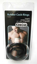 Rubber Cock Rings 3 Pack Luxe Ember Essentials