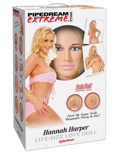 Pipedream Extreme Dollz Hannah Harper Life Size Love Doll Luxe Ember Essentials