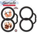 Surenda Silicone Cuffs - Black Luxe Ember Essentials