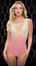 "Rosy Sunset Bodysuit - Os X-LC132"