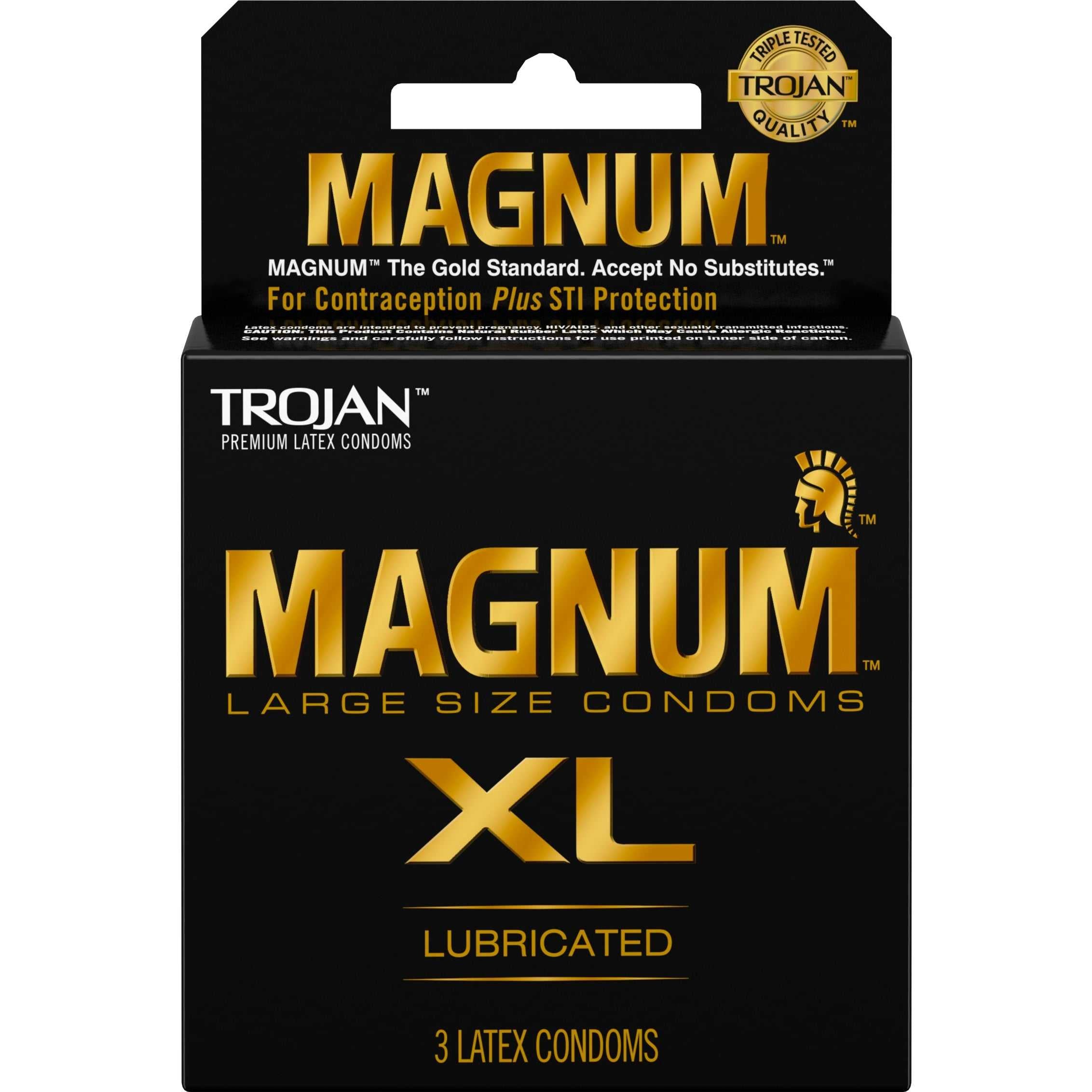 Trojan Magnum XL - 3 Pack Luxe Ember Essentials