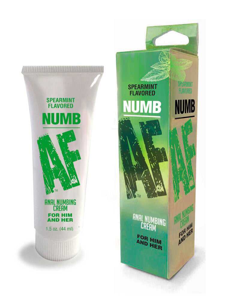 Numb Af- Spearmint Flavored Anal Numb Cream - 1.5 Oz (44 ml) Luxe Ember Essentials