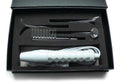 Neon Wand Electrosex Kit - White Handle - Red Electrode Luxe Ember Essentials