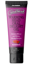 "Goodhead - Warming Head Oral Delight Gel - Watermelon - 4 Fl Oz Bulk DJ1361-14-BU"