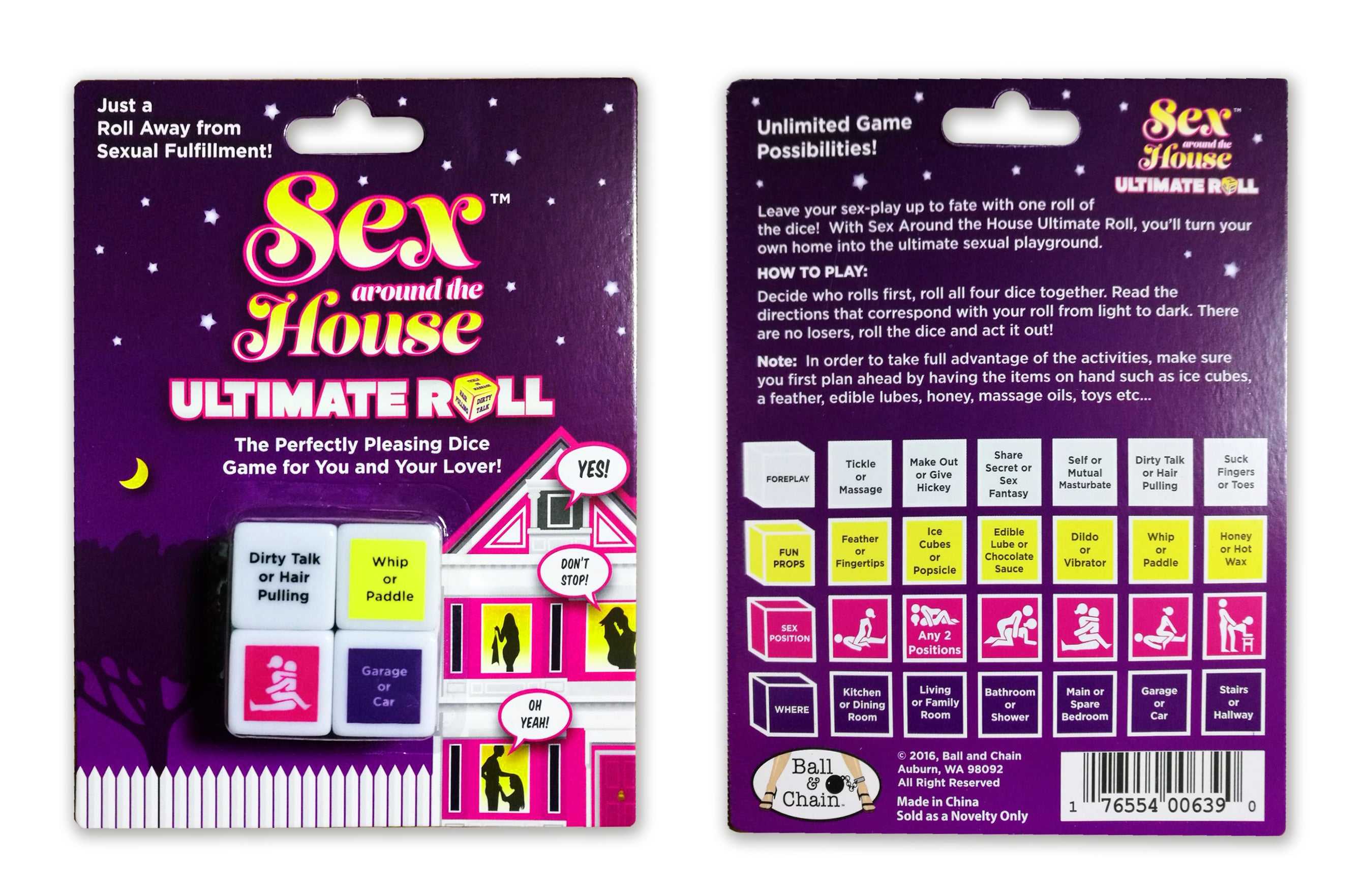 Sex Around the House Ultimate Roll - Dice Game Luxe Ember Essentials