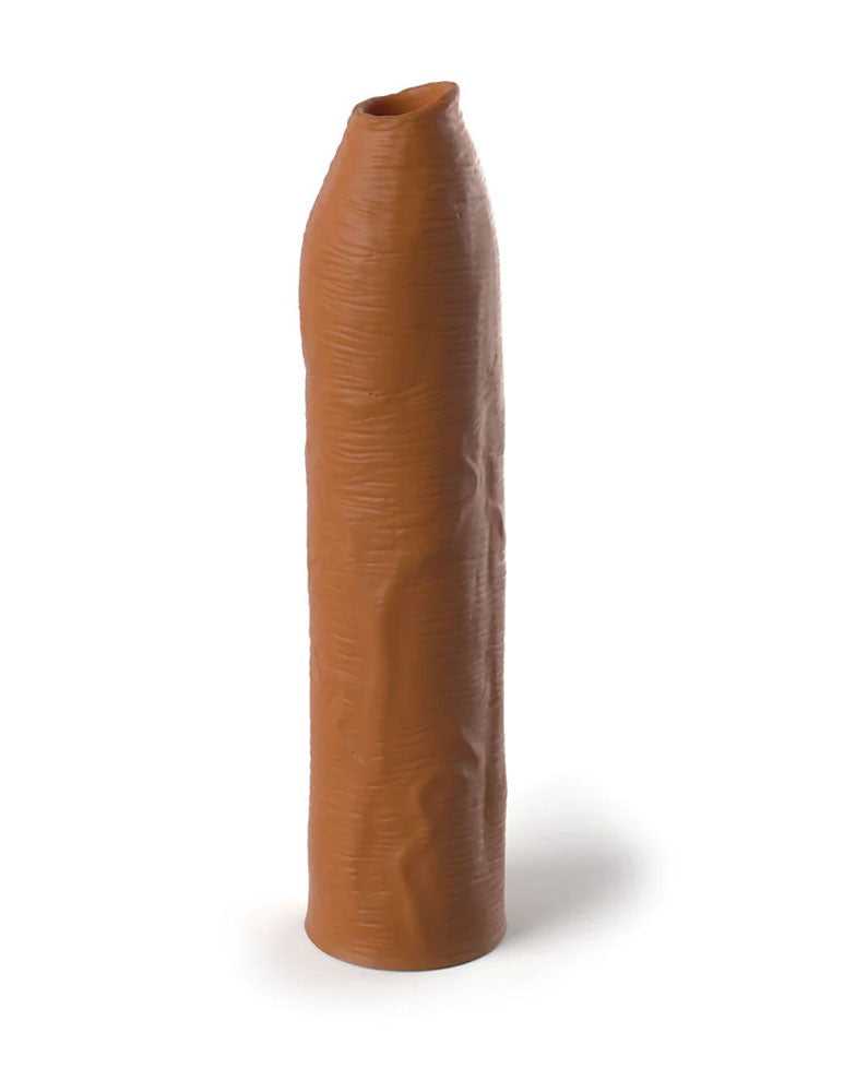 Fantasy X-Tensions Elite Uncut 7 Inch Extension Sleeve - Tan Luxe Ember Essentials