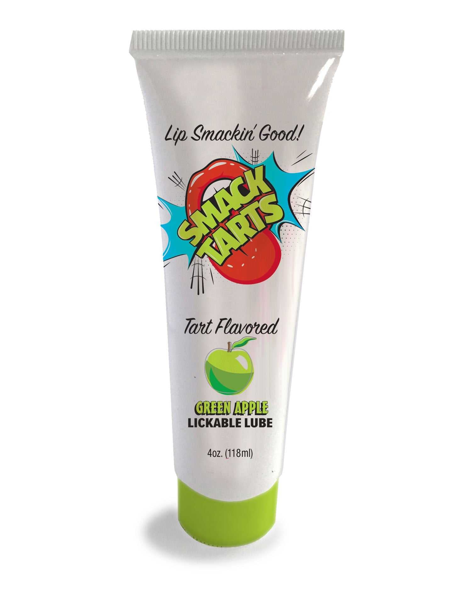 Smack Tarts 4oz Lickable Flavored Lubricant - Green Apple Luxe Ember Essentials