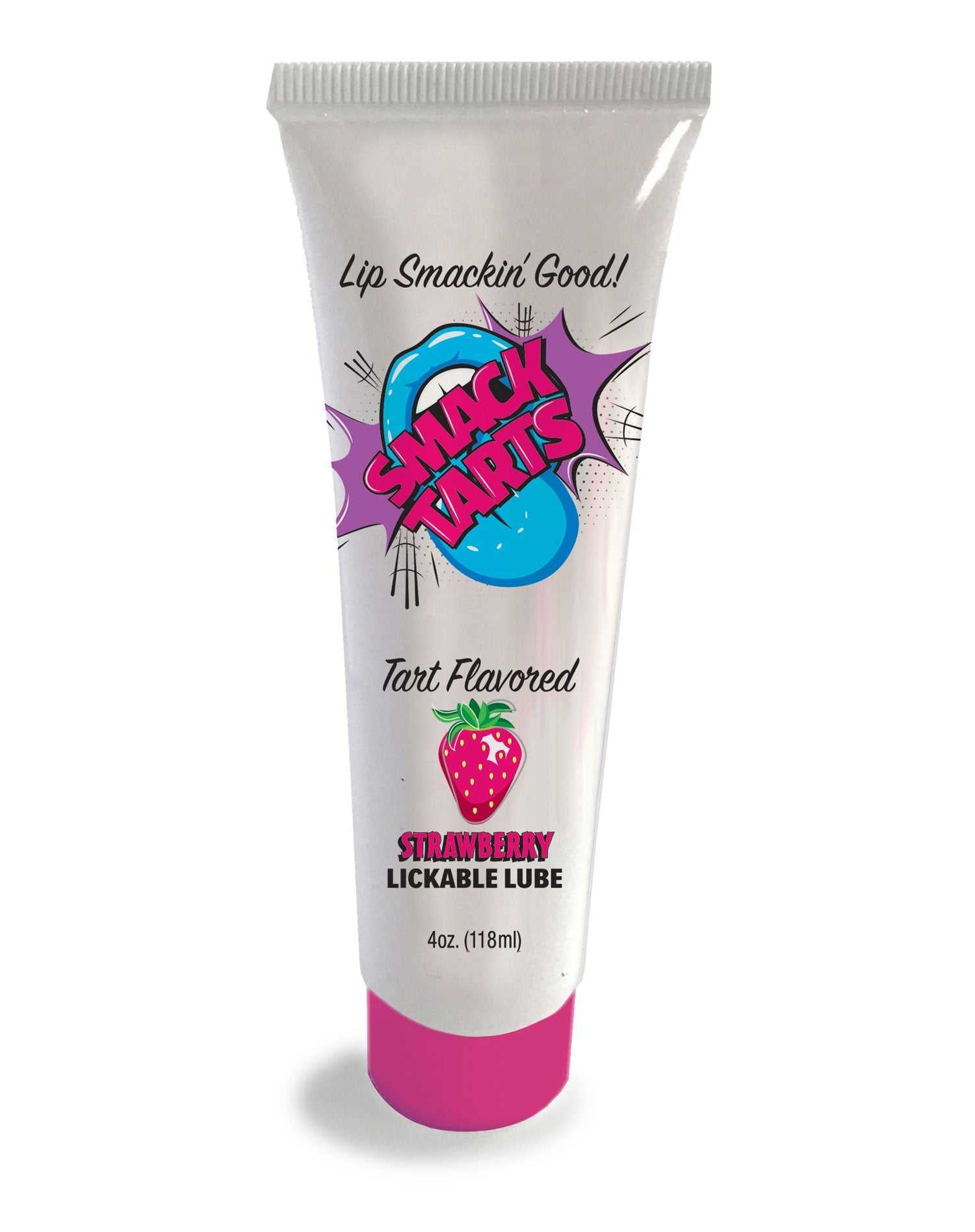 Smack Tarts 4oz Lickable Flavored Lubricant - Strawberry Luxe Ember Essentials