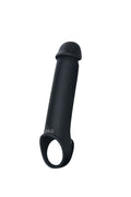 Zolo Vibrating Penis Extender - Black Luxe Ember Essentials