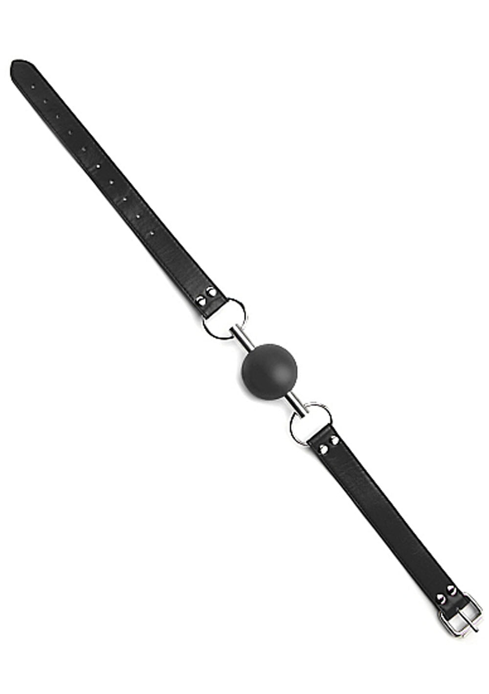 Solid Ball Gag - Black Luxe Ember Essentials