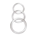 Enhancer Silicone Cockrings - Clear Luxe Ember Essentials