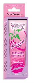 Snuggels - Lubricating Shrink Cream - Strawberry - 0.42 Oz. Tube - Each Luxe Ember Essentials
