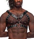 Gemini Leather Harness - One Size - Black Luxe Ember Essentials