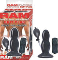 Ram Inflatable Vibrating Butt Plug - Black Luxe Ember Essentials