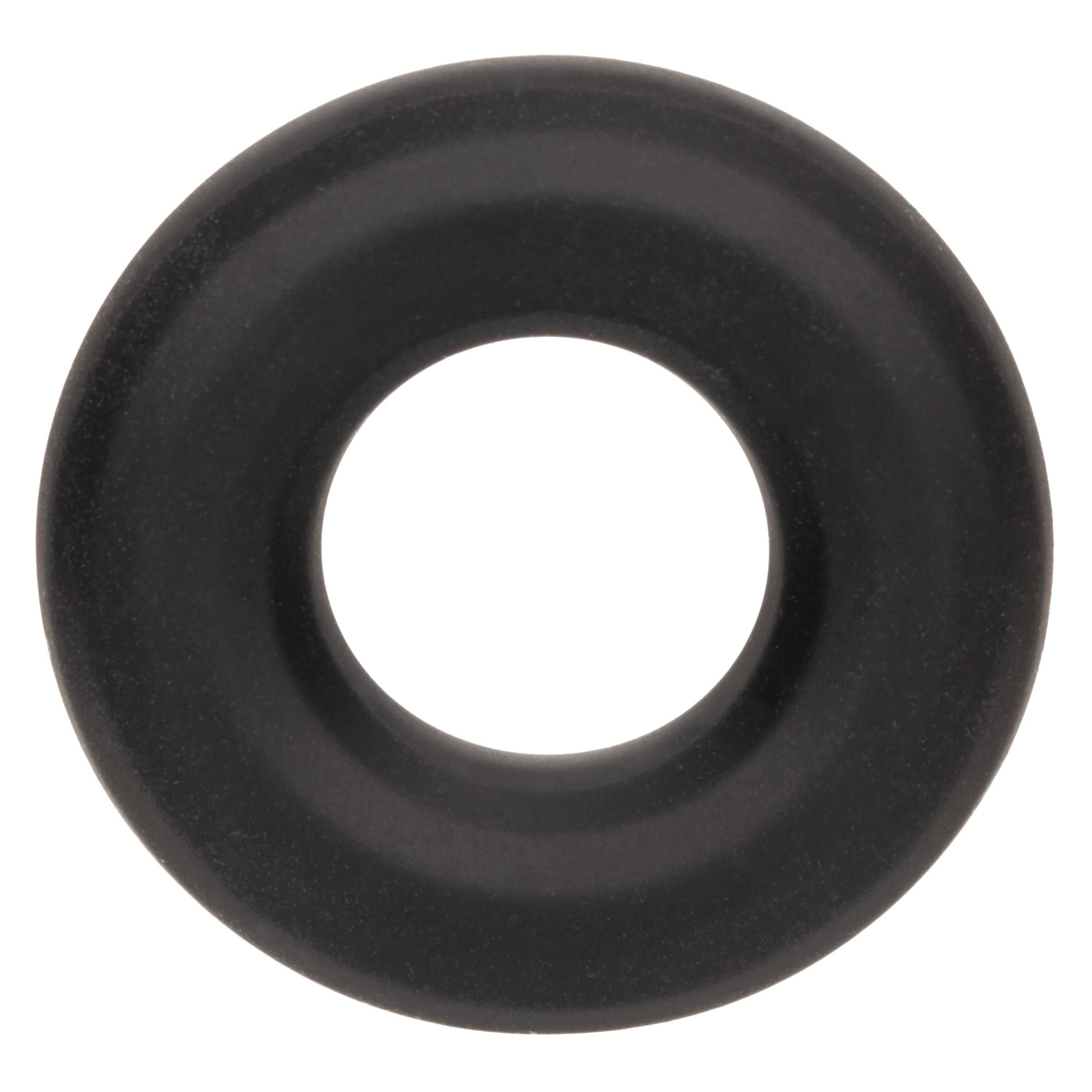 Alpha Liquid Silicone Prolong Medium Ring - Black Luxe Ember Essentials