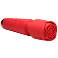 Pleasure Rose 10x Silicone Wand With Rose Attachment - Red Luxe Ember Essentials