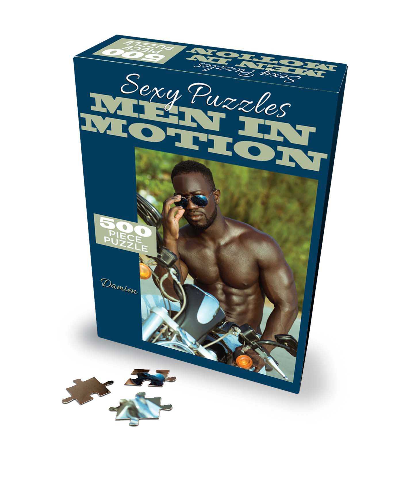 Sexy Puzzles - Men in Bed - Damien Luxe Ember Essentials