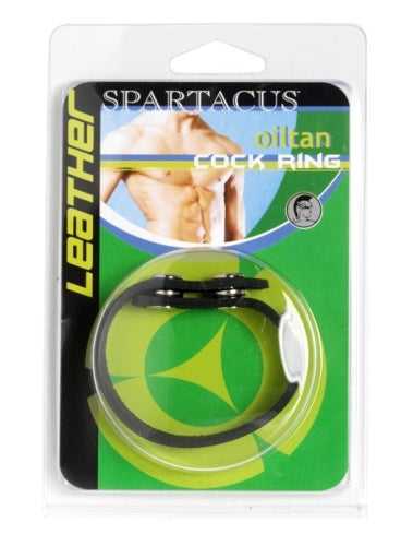 C-Ring With Snaps Soft Leather - Black Luxe Ember Essentials