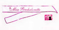 Miss Bachelorette Sash - White Luxe Ember Essentials