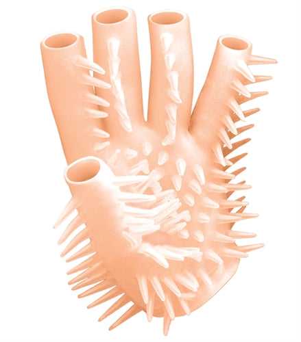 Masturbating Glove - Flesh Luxe Ember Essentials