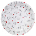 Stick Figure Style 7 Inch Plates - 8 Pack Luxe Ember Essentials