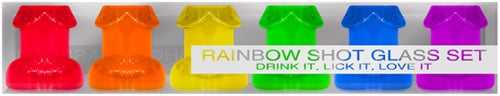 Rainbow Shot Glass Set Luxe Ember Essentials