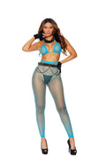 Diamond Net Bra Top and Matching Leggings Luxe Ember Essentials