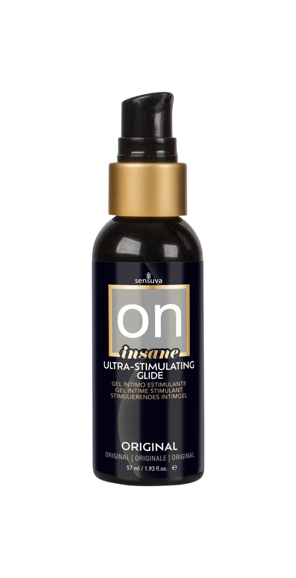 "On Insane Ultra-Stimulating Glide Original Unflavored 2 Fl. Oz. 57ml Bottle SEN-VL773"