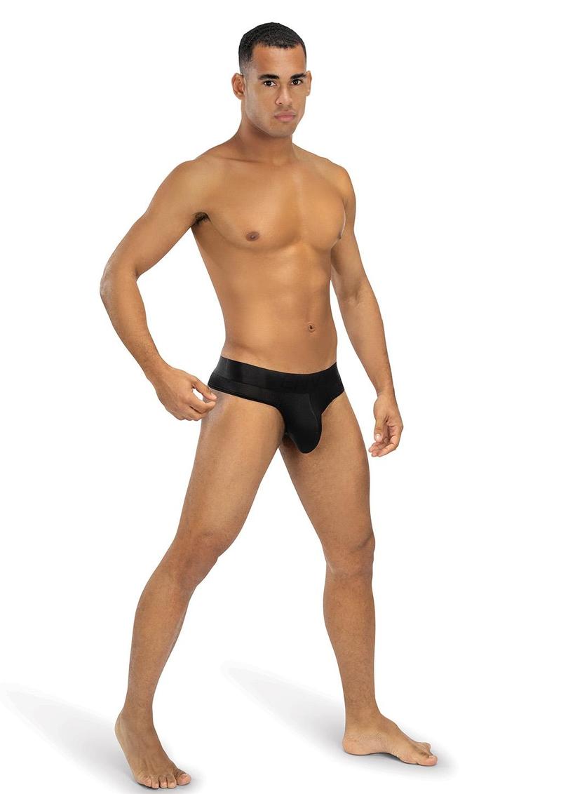 "Envy Midnight Athletics Thong Black Small Medium BLE115-BLKSM"