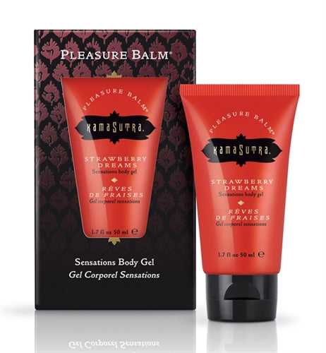 Pleasure Balm Sensations Body Gel - Strawberry Dreams - 1.7 Fl. Oz. Luxe Ember Essentials