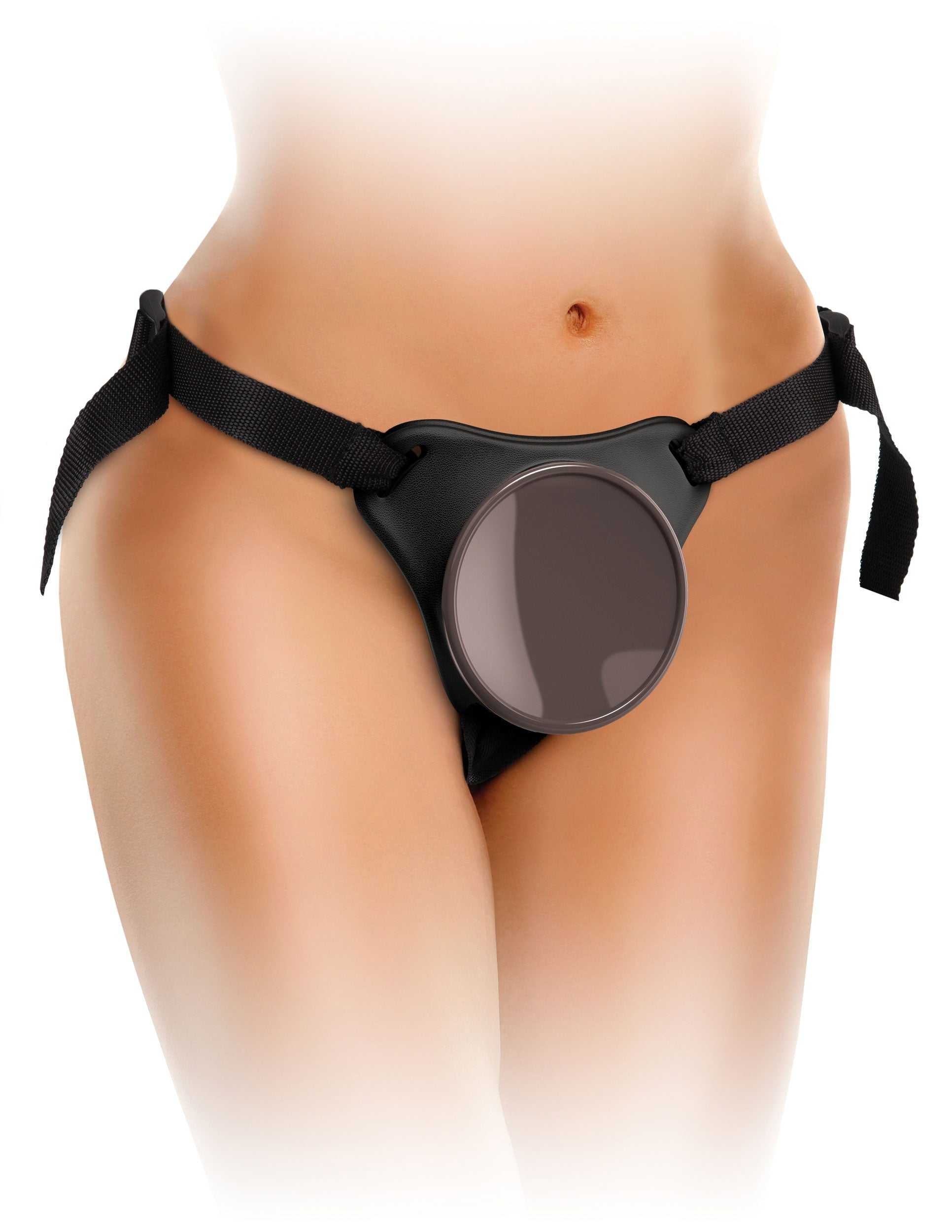 King Cock Elite Comfy Body Dock Strap-on Harness Luxe Ember Essentials