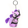 "Raven Plum Bondage Pony Keychain - Purple MS-AI028PUR"