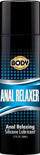 Body Action Anal Relaxer Silicone Lubricant 1.7 Oz Luxe Ember Essentials