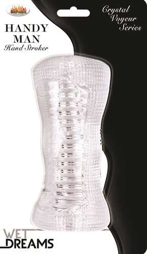 Wet Dreams Crystal Voyeur Handy Man Stroker Luxe Ember Essentials